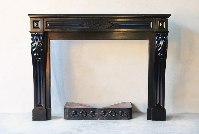 Antique marble fireplace