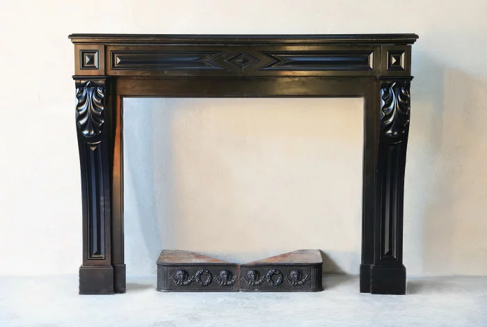 Antique marble fireplace