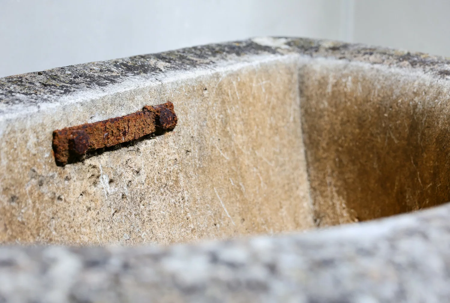 old trough of french limestone