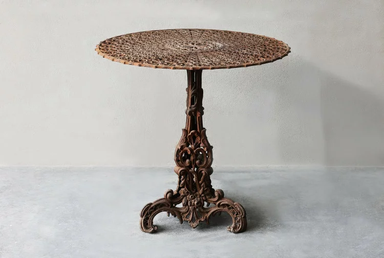 Antique Cast Iron Table