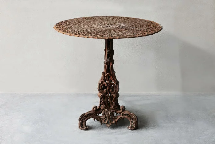 Antique Cast Iron Table