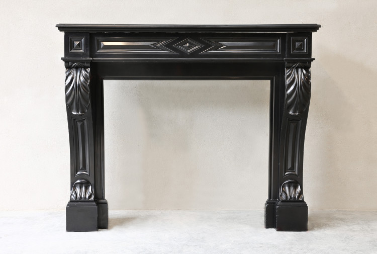 Antique marble fireplace