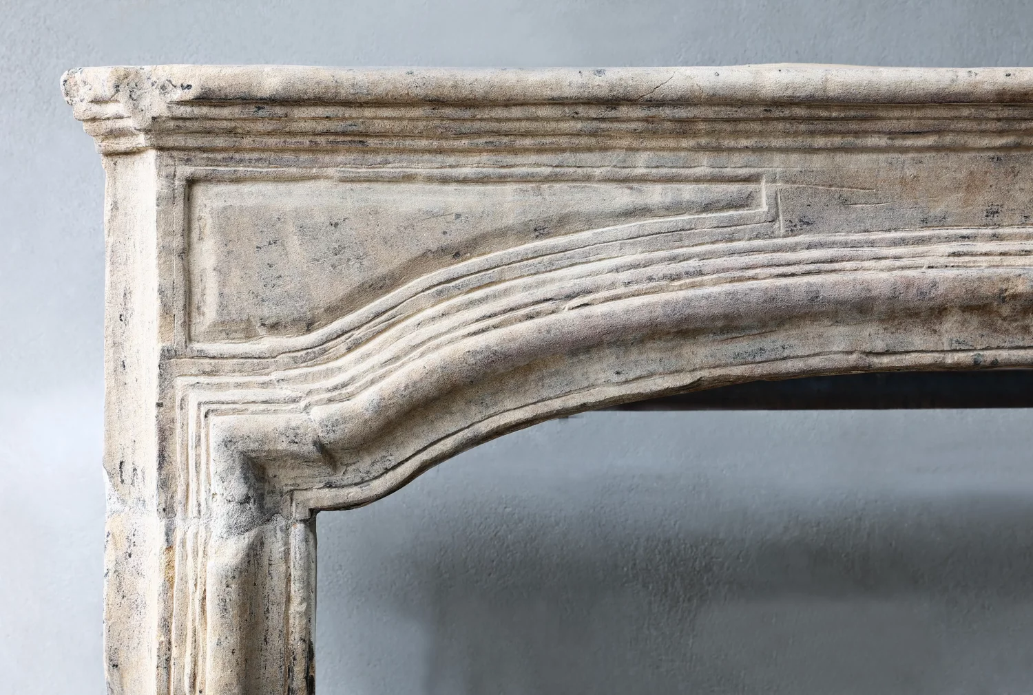 Old French fireplace