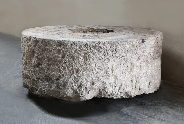 Antique millstone