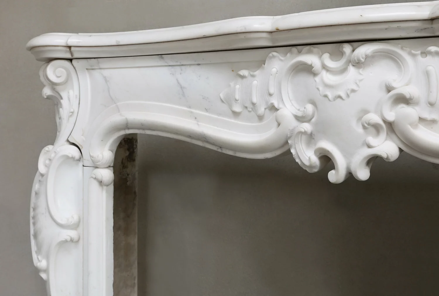 Louis XV style fireplace