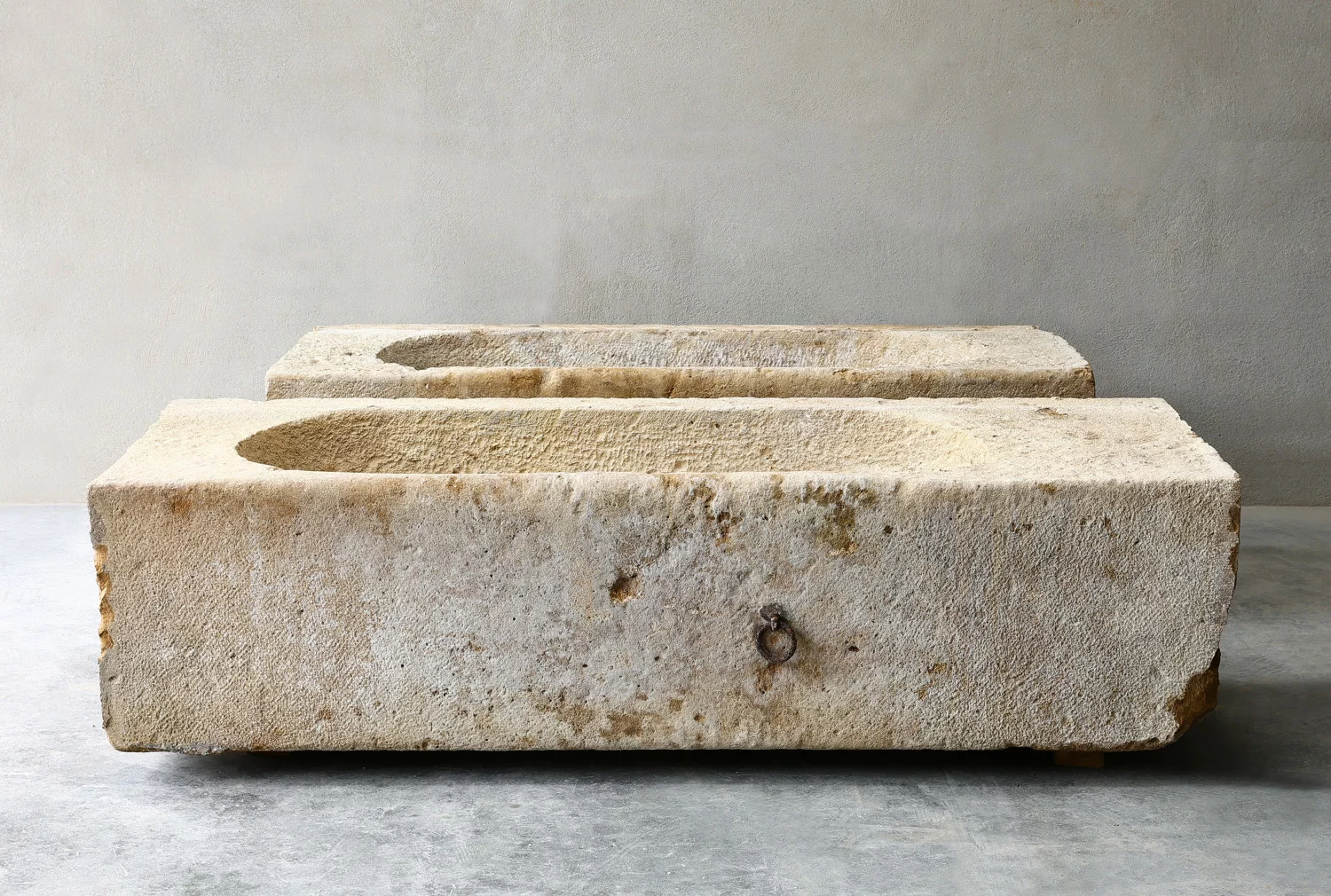 antique set of 6 troughs