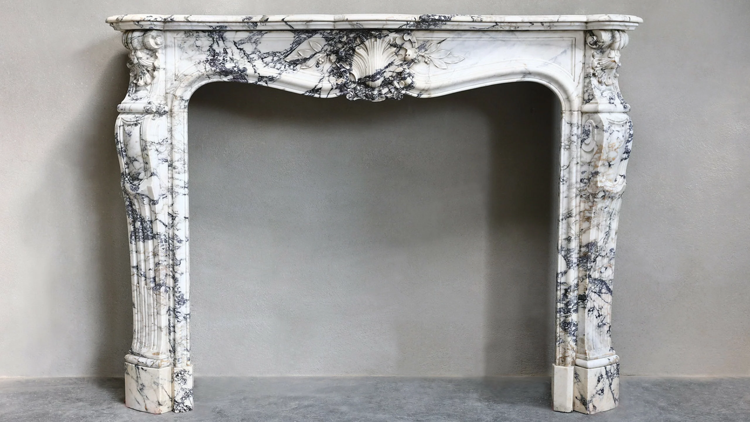 Antique Marble Mantel