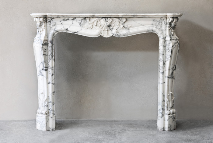antique marble fireplace