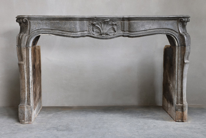 Antique mantle of marble stone