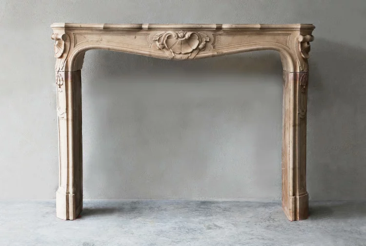 antique fireplace