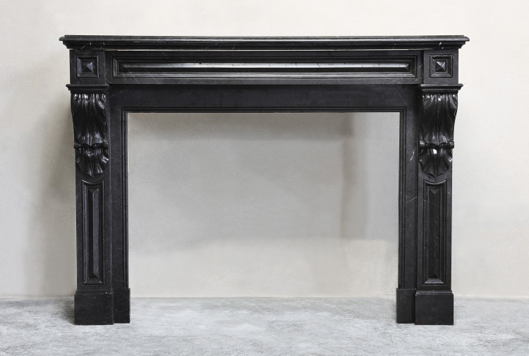 Antique marble fireplace