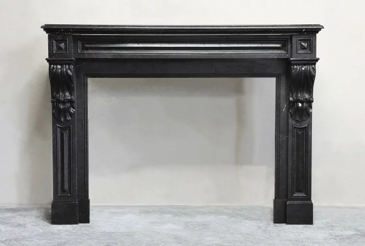 Antique marble fireplace