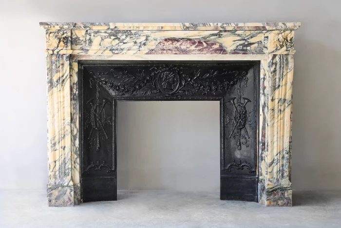 antique marble fireplace