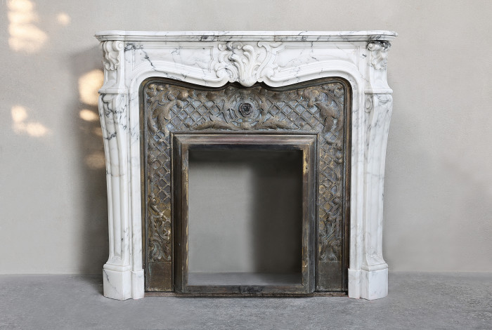 antique marble fireplace