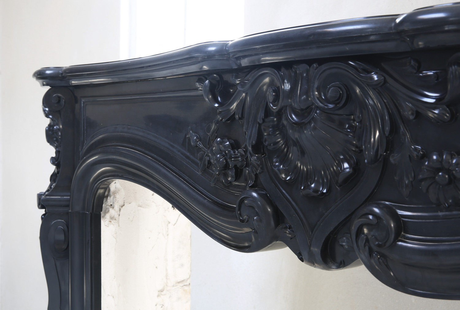Louis XV mantel fireplace