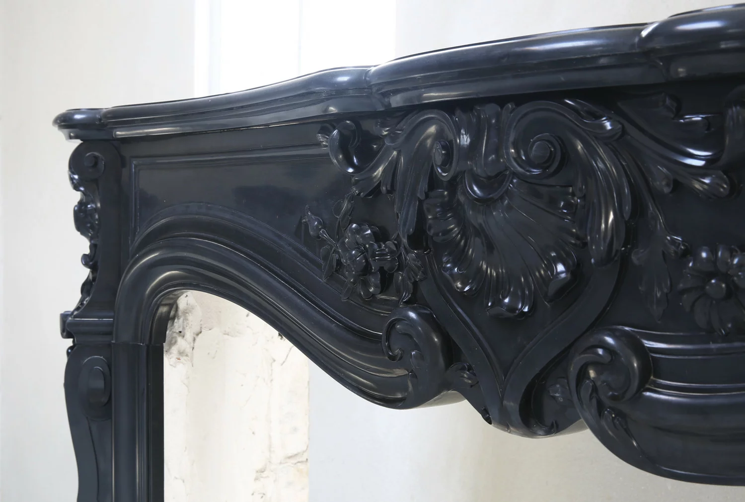 Louis XV mantel fireplace