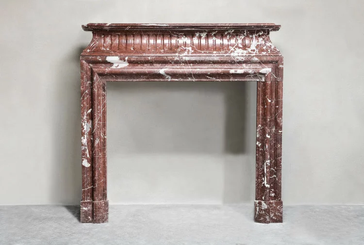 Antique marble fireplace