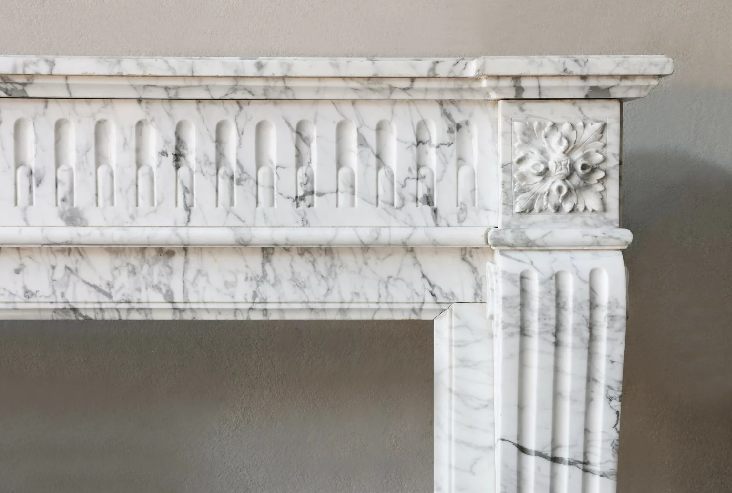 Louis XVI style mantel