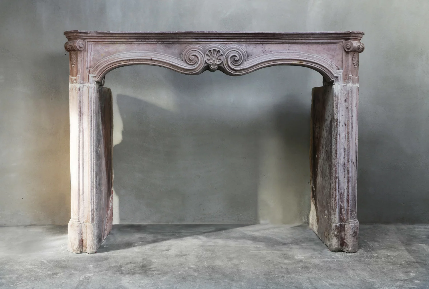 antique marble stone mantel