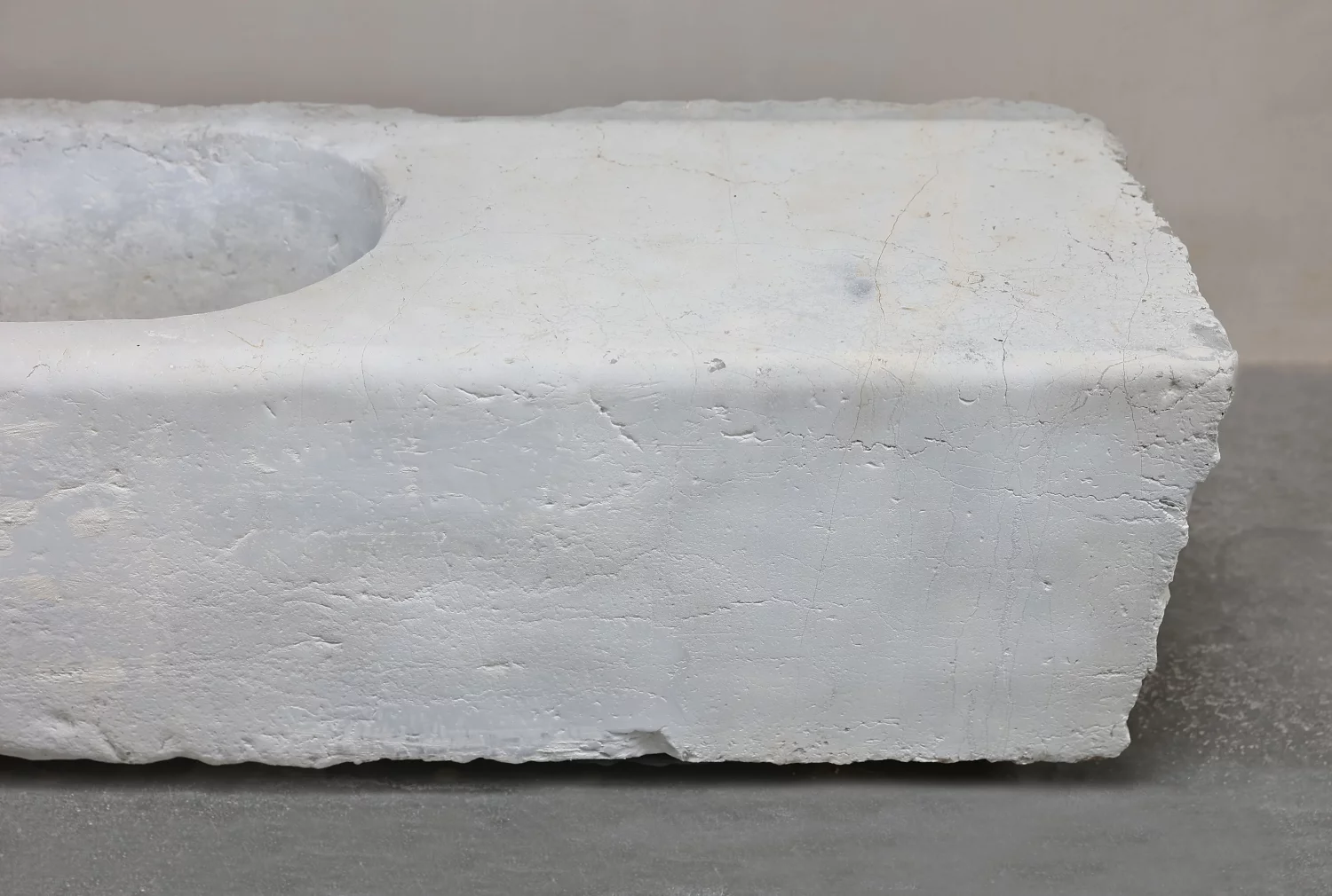 old trough or marble stone
