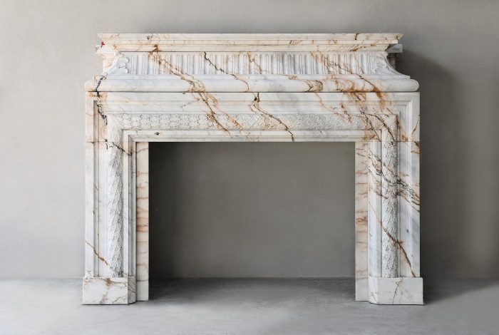 Antique Marble Fireplace