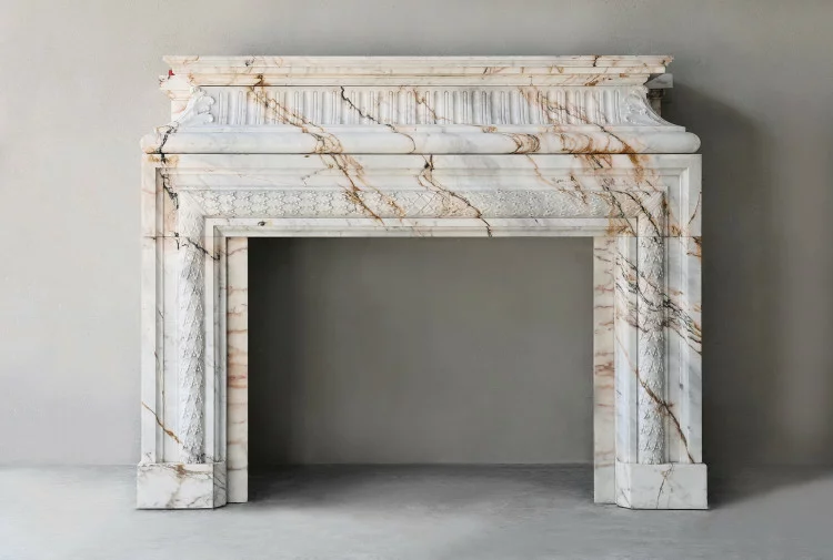 Antique Marble Fireplace