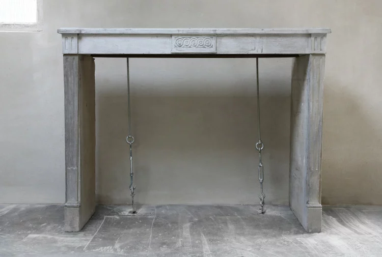 Antique French fireplace