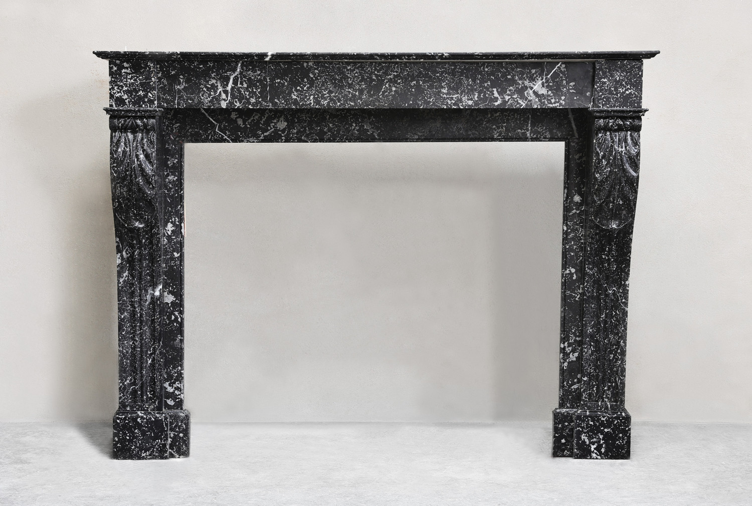 antique marble mantle