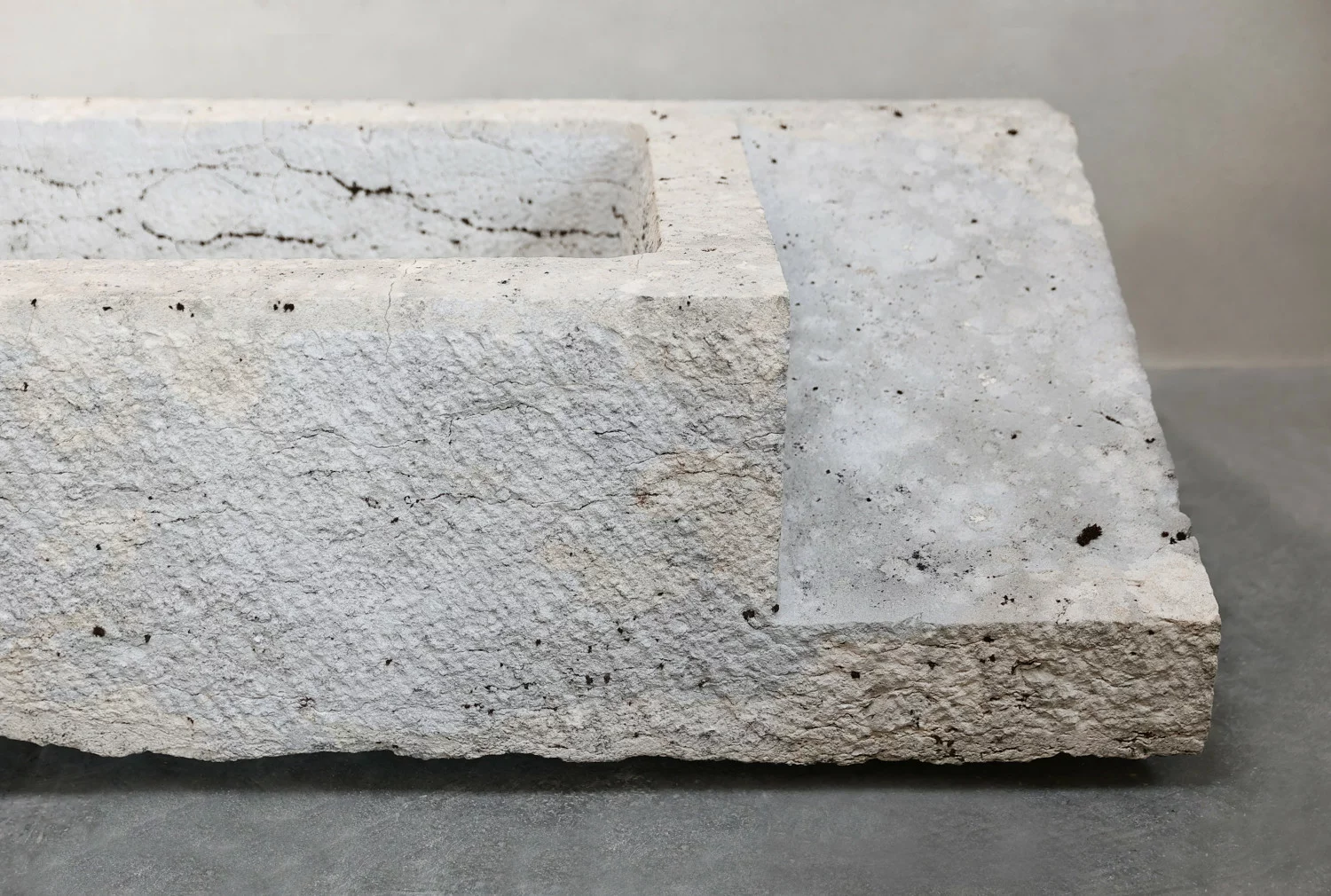 old trough of french limestone