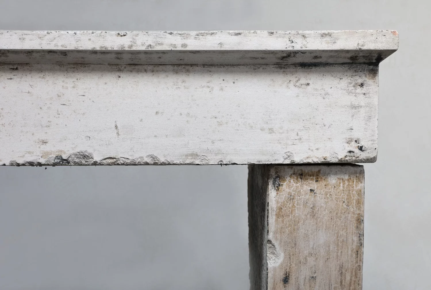 reclaimed fireplace of French limestone