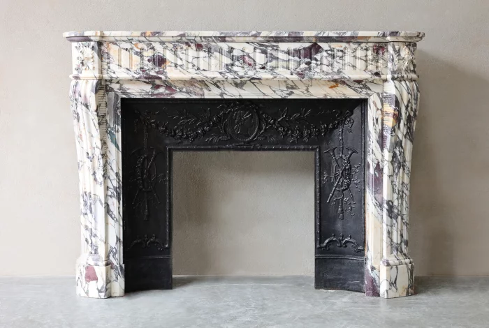 Antique marble fireplace