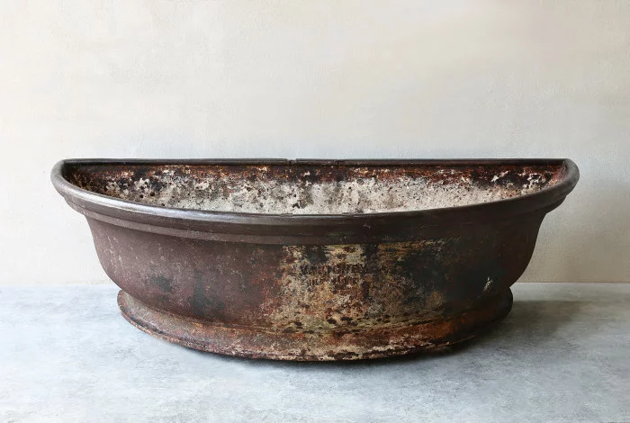 Antique cast-iron trough