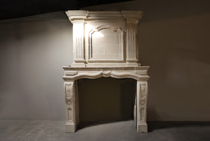 Antique castle fireplace