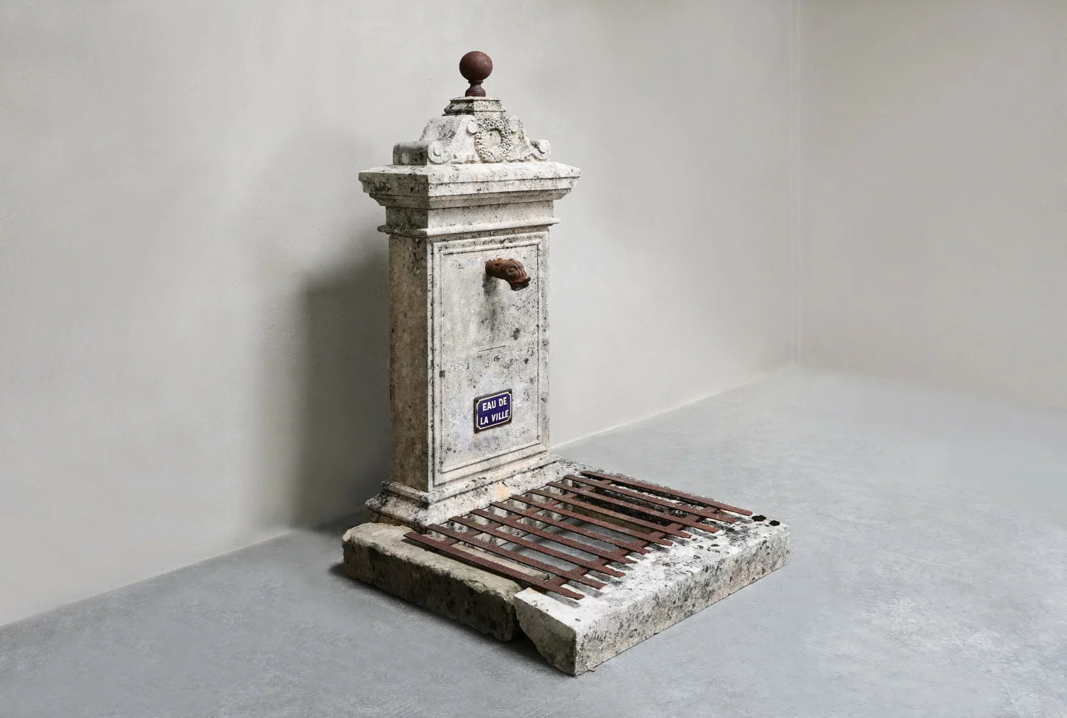 fountain of limestone