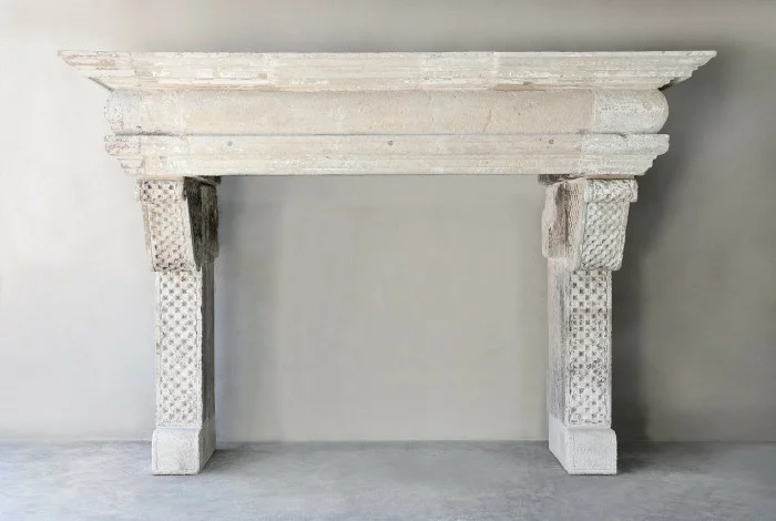 antique castle fireplace