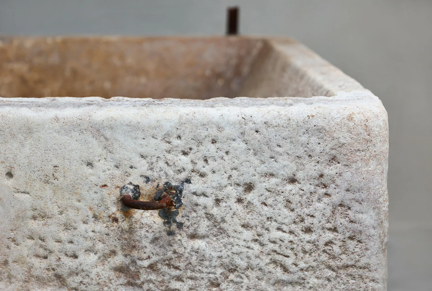 old trough of french limestone