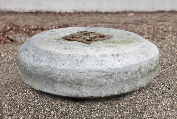 Antique millstone