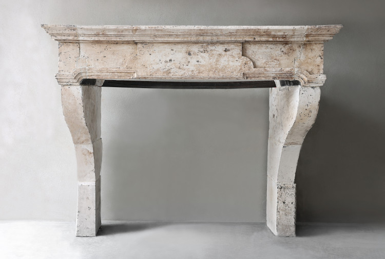 Antique castle fireplace