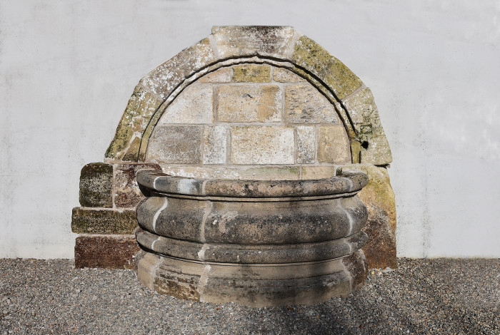 antique wall fountain