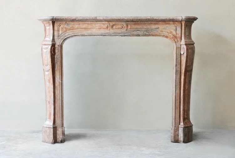 Antique marble fireplace