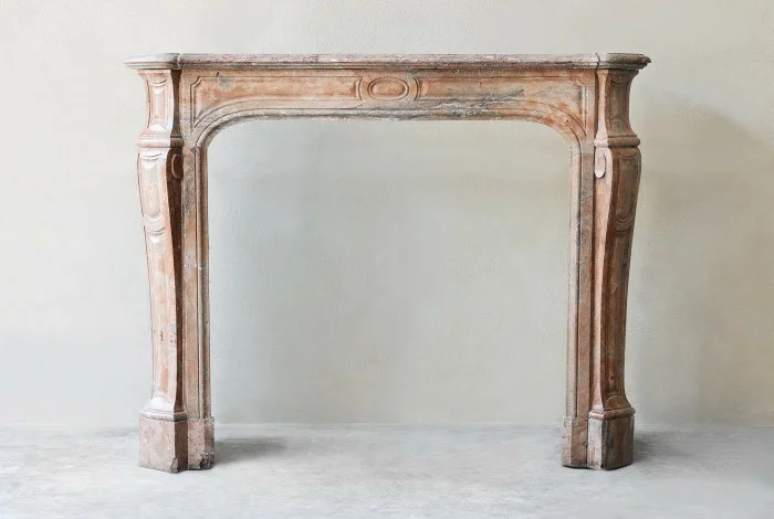 Antique marble fireplace