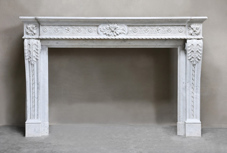 Antique marble fireplace