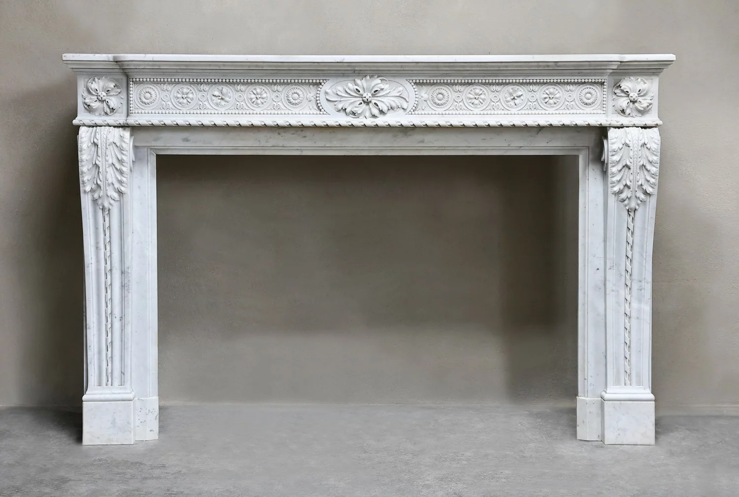 antique marble fireplace