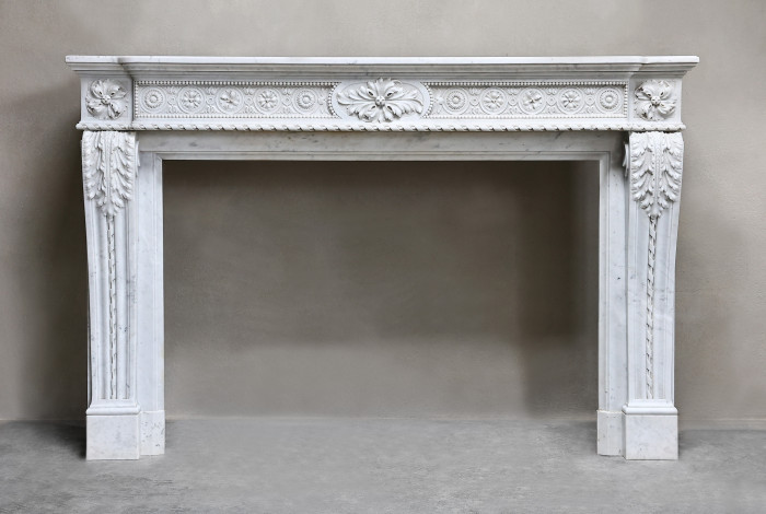 Antique marble fireplace