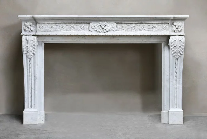 Antique marble fireplace