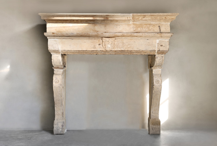 Antique castle fireplace