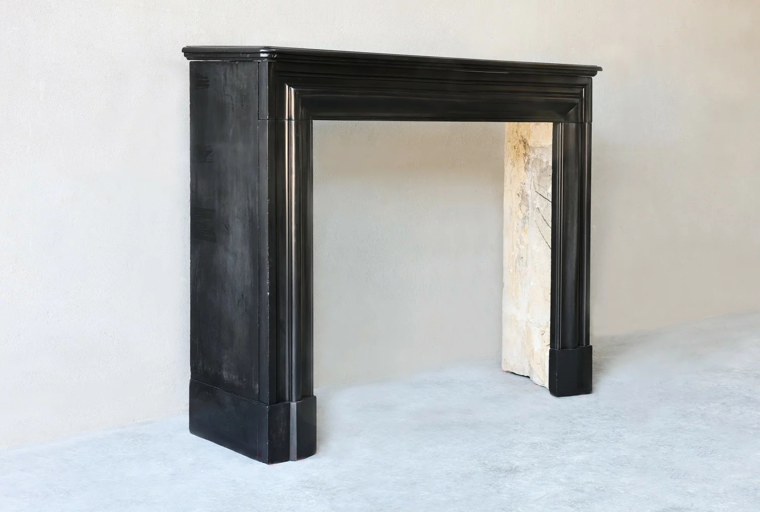 noir de mazy marble mantle surround