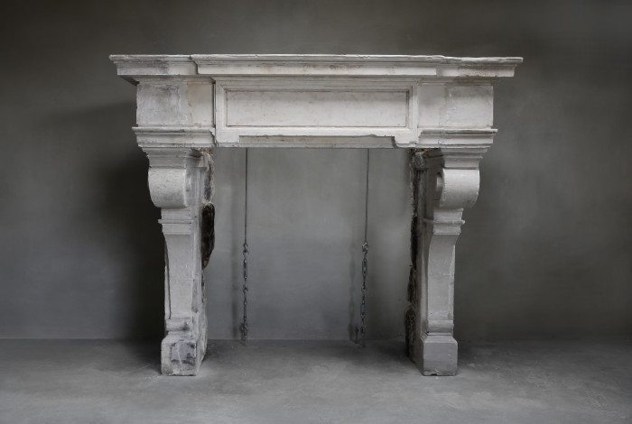 Antique castle fireplace