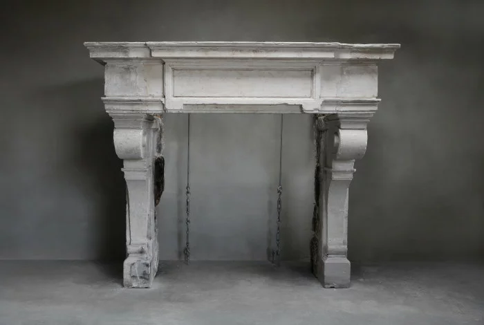 Antique castle fireplace