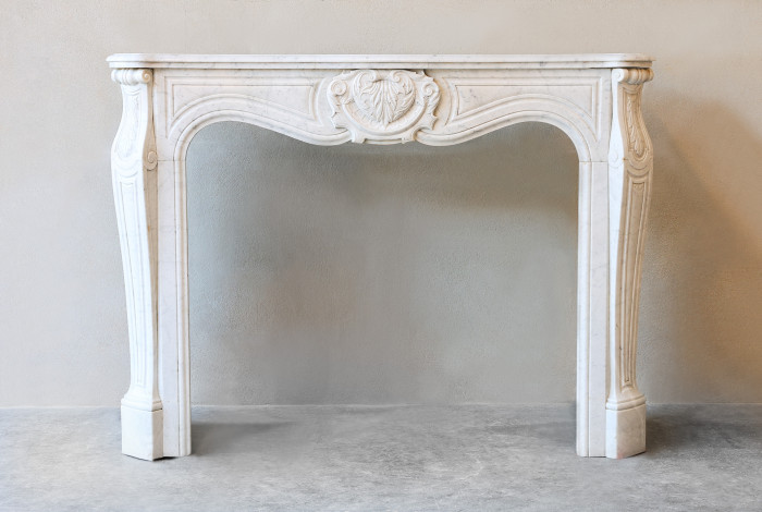 Antique marble fireplace